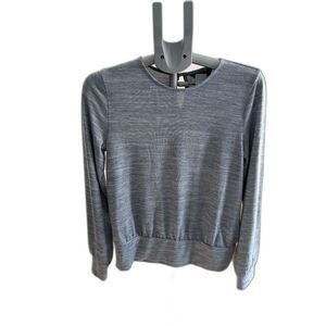 Banana Republic Women's Luxespun Baby Blue Sweater Small Old Money Classic